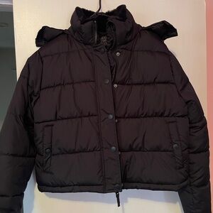 Aeropostale Black Puffer Jacket